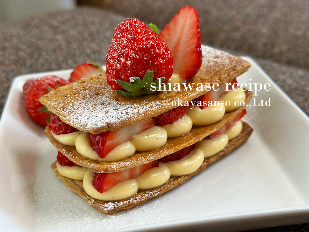 いちごのミルフィーユ